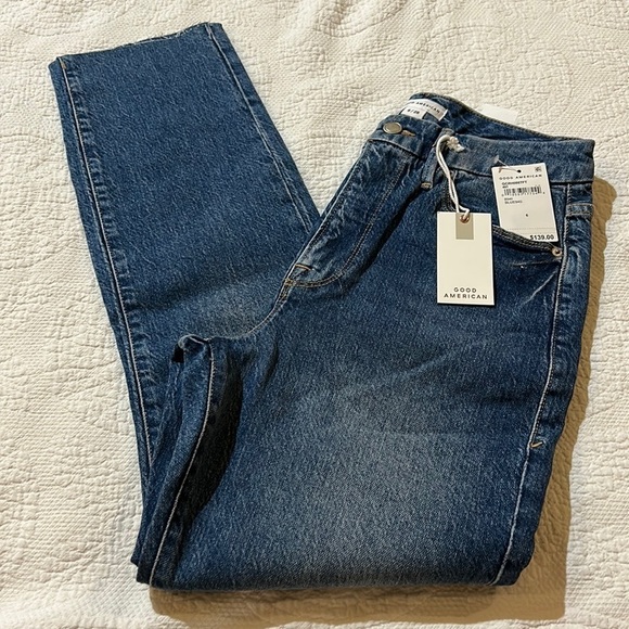 Good American Classic Hi Rise Jeans. 6/28. NWT - Picture 1 of 10